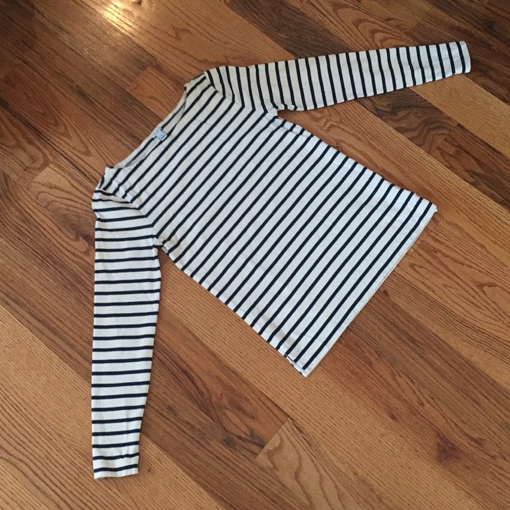 Jcrew stripes boatneck, sz xs